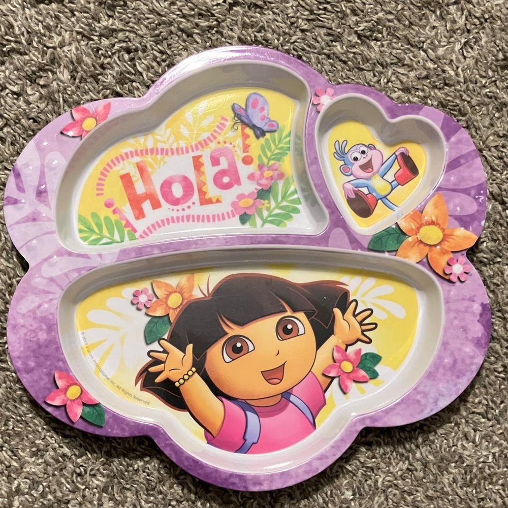Vintage 2010 Dora the Explorer’s Kid’s Plate